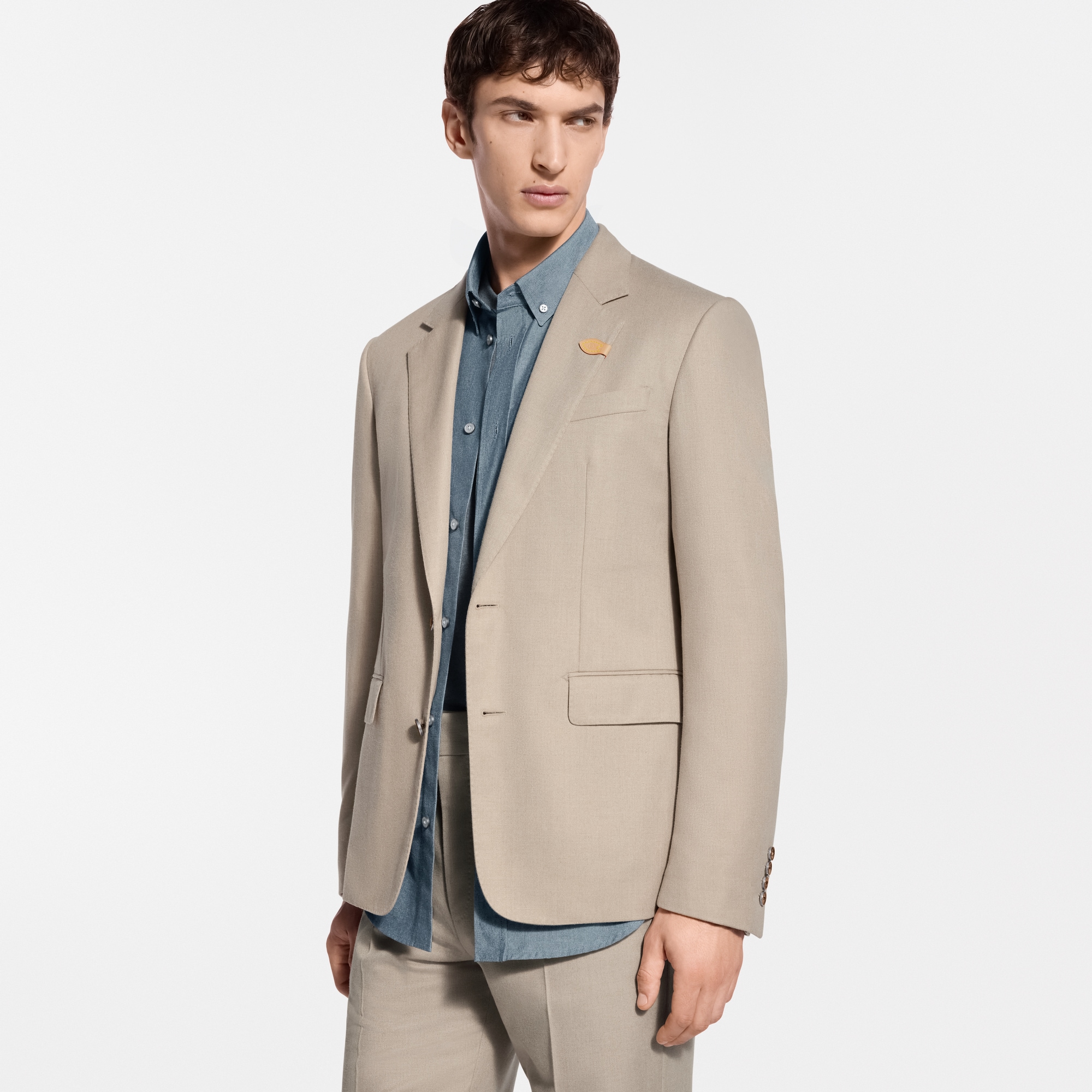 Silk-Cashmere Single-Breasted Gaston Jacket - For Men | LOUIS VUITTON